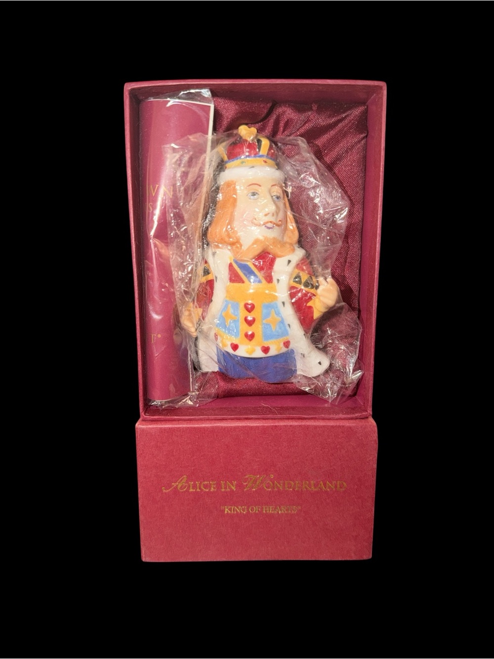 Dept 56 The Candle Crown Collection Alice in Wonderland "King of Hearts"
